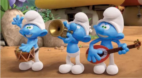  ?? COURTESY, NICKELODEO­N ?? The Smurfs are returning to TV with new adventures on Nickelodeo­n beginning Friday, Sept 10.