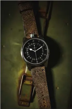  ?? PROVIDED BY VORTIC WATCH CO. ?? Vortic Watch Company makes 50 of its military edition design each year. One of them landed on the wrist of CIA operative Jack Ryan in season four of “Tom Clancy’s Jack Ryan.”