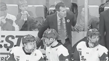  ??  ?? Team USA coach Tony Granato says, “We’re going to win by the emotion and the energy and the pride that we’re going to have being selected to represent our country.” CARLOS OSORIO AP