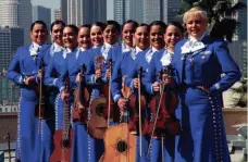  ?? MICHAEL G. STEWART ?? Mariachi Reyna de Los Angeles will take the stage twice on Saturday at the Mexican Fiesta.