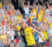  ?? REUTERS ?? ■ Watford's Roberto Pereyra after scoring their equaliser.