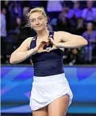  ?? PICTURE: Ian Macnicol/getty Images for LTA ?? Alicia Barnett after defeat in the semi-final againstaus­tralia