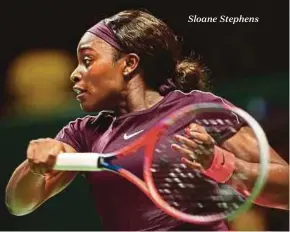  ??  ?? Sloane Stephens