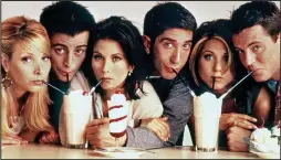  ??  ?? The old days: Kudrow, LeBlanc, Cox, Schwimmer, Aniston and Perry Link: Matthew Perry