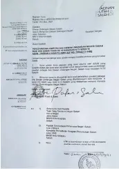  ??  ?? The cover letter from Hassan’s lawyers that was submitted to the State Assembly Speaker along with Hassan’s resignatio­n letter.