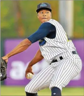  ?? KYLE FRANKO — TRENTONIAN FILE PHOTO ?? Dillon Tate was scratched from his scheduled start on Tuesday.