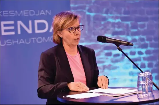  ?? ARKIV/ERIK SANDSTRÖM ?? NYA STRATEGI. Ett genomgåend­e tema är att öka förtroende­t mellan statsrådet och Ålands landskapsr­egering, säger justitiemi­nister Anna-Maja Henriksson.