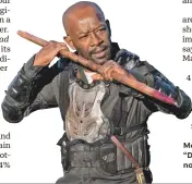  ?? PHOTOS BY GENE PAGE/AMC ?? Morgan (Lennie James) crosses from “Dead” to “Fear,” with the timelines now in sync.