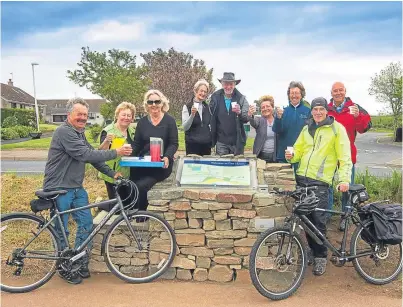  ??  ?? East Haven residents will continue to operate the refreshmen­t stall for cyclists and walkers.