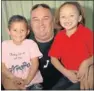  ?? PHOTOGRAPH: SAM MAJELA ?? VALUABLE TIME: Grant Blunden and his daughters Topaz (left), 4, and Trinity, 6, from Parkside in Port Elizabeth
