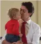  ?? — AP ?? Justin Trudeau with his youngest son.