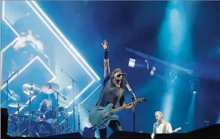  ?? ROBB COHEN/ FOR THE AJC ?? Foo Fighters, who performed in Atlanta in 2018, are part of the Dec. 26 “Georgia Comes Alive” virtual concert.