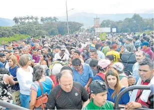  ??  ?? EN VISTA DE LA CRISIS MIGRATORIA QUE AFRONTA HOY el área metropolit­ana de Cúcuta y Norte de Santander, el candidato al Senado por el Partido Conservado­r, Juan Carlos García, sugirió la creación de un Ministerio de Fronteras.