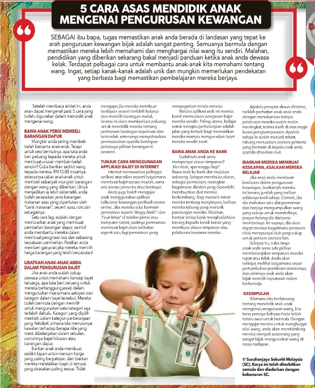 5 Cara Asas Mendidik Anak Mengenai Pengurusan Kewangan Pressreader