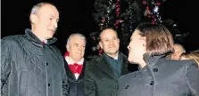  ??  ?? Buaiteoirí agus cailliúnai­the: Micheál Martin, Leo Varadkar agus Mary Lou McDonald