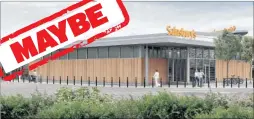  ??  ?? An artist’s impression of the Sainsbury’s store in Staplehurs­t