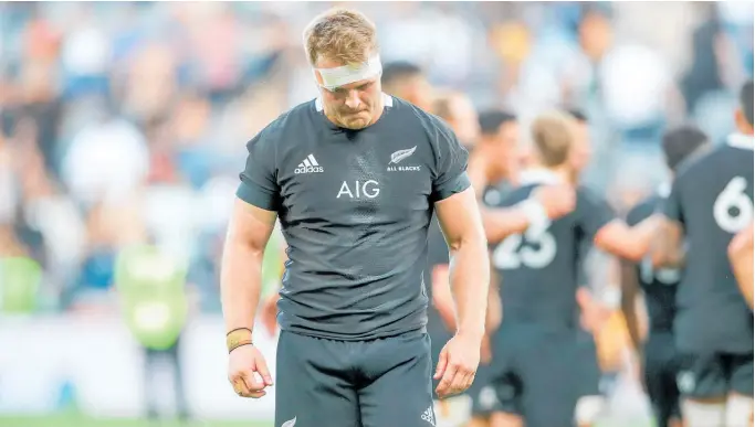  ?? Photo / Getty Images ?? Sam Cane works hard and seems like a good dude — but does he have control of this All Blacks’ unit?