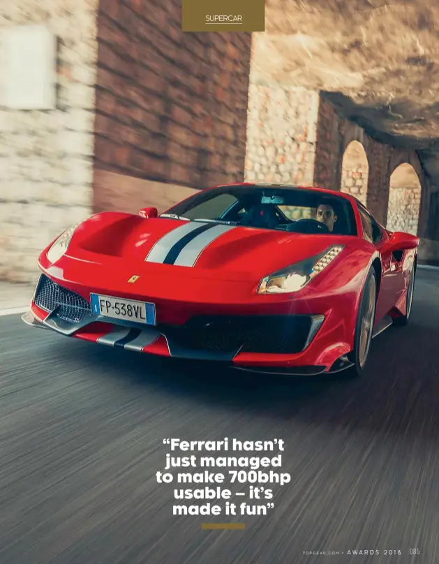  ??  ?? “Ferrari hasn’t just managed to make 700bhp usable – it’s made it fun”