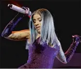  ?? Francine Orr Los Angeles Times ?? CARDI B had a huge hit in “WAP,” confronted coronaviru­s and is Billboard’s woman of the year.