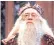  ??  ?? Albus Dumbledore as played by Richard Harris in the first two Harry Potter films