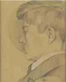  ?? Photograph: National Portrait Gallery London ?? A drawing of Edward Julius Detmold by his brother Charles Maurice Detmold.