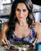  ??  ?? Plate-free zone: Meghan’s guests will eat from bowls