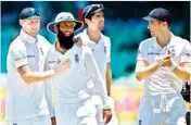  ??  ?? Moeen Ali took 5-57 to help England dismiss Bangladesh for 220