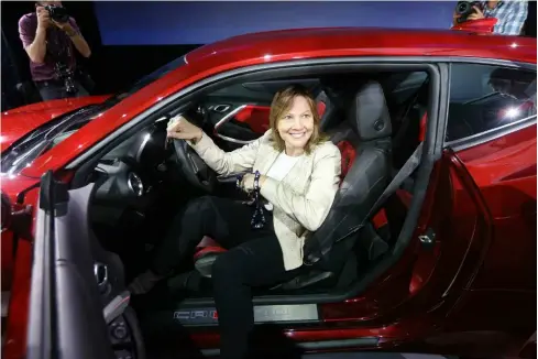  ?? KEYSTONE ?? Mary Barra da apprendist­a a manager