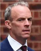  ?? Dominic Raab. Photograph: Justin Tallis/ AFP/Getty Images ??