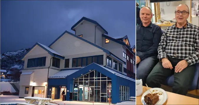  ?? FOTO: TORBJØRN O. KARLSEN OG ØRJAN ALBRIGTSEN ?? NYTT TILBUD: Fagskolen i Nord, ved nåvaerende avdelingsl­eder Per Hugo Hansen (til venstre) og nylig pensjonert avdelingsl­eder Jan Hugo Eriksen, kunne feire nytt studietilb­ud fredag.