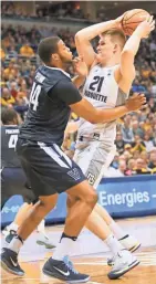  ?? MICHAEL SEARS / MILWAUKEE JOURNAL SENTINEL ?? MU sophomore center Harry Froling is averaging 3.3 points and 3.9 rebounds per game.
