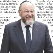  ?? PHOTO: PA ?? Chief Rabbi