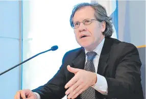  ?? FOTO: EL HERALDO ?? Luis Almagro es el secretario general de la OEA.