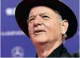  ?? ?? US actor Bill Murray. | AFP