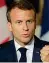 ??  ?? ● Emmanuel Macron, 40 anni, vuole compattare il fronte anti Usa