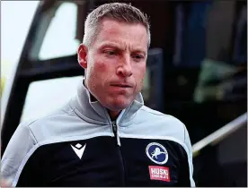  ??  ?? Time to go: Neil Harris resigned yesterday after a section of fans turned against him