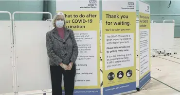  ??  ?? Eileen Lintill, the leader of Chichester District Council, praised the set-up of the ‘life-saving facility’