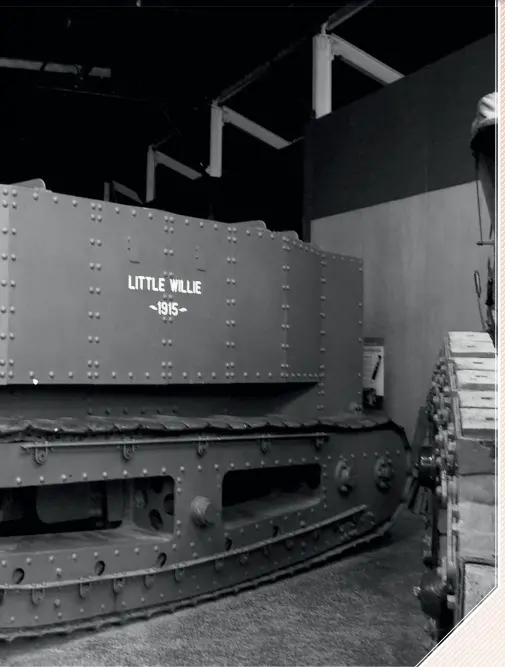  ?? Foto: Bovington Tank Museum ?? Little Willie – den første stridsvogn­en.