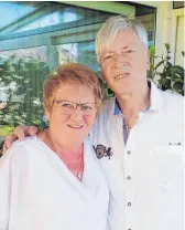  ?? FOTO: ANHE ?? Und so sieht das Jubelpaar Theresia und Karl Hermle 2021 aus.