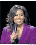 ?? AP FILE PHOTO ?? Former first lady Michelle Obama was selected for induction into the National Women’s Hall of Fame.