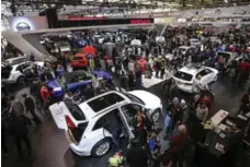  ?? DAVID COOPER FILE PHOTOS/TORONTO STAR ?? Thousands flocked to the Canadian Internatio­nal AutoShow last February. With dozens of exhibits, you’ll need a full day to do the show justice.