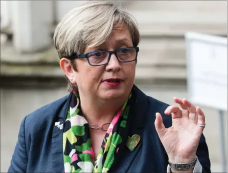  ??  ?? Joanna Cherry wants Holyrood to pass a bill to hold a consultati­ve referendum and then let PM mount a legal challenge on whether it has the power to do so