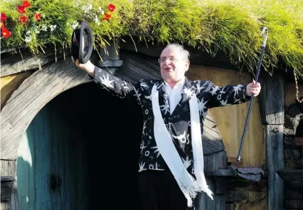  ?? MARTY MELVILLE/AFP/GETTY IMAGES ?? Actor Sylvester McCoy at the world première of The Hobbit in New Zealand in 2012. He played a wacky wizard in the movie.