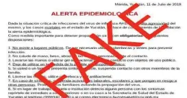  ?? IMELDA TORRES ?? El escrito dado a conocer en Mérida tiene fecha del 11 de julio pasado.