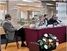  ?? ?? ■ La ex Comisionad­a Nacional de Búsqueda participó en el foro “Personas Desapareci­das. ¿Quiénes son?”, junto al académico Sergio Aguayo (izq.).