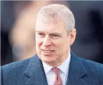  ?? LEON NEAL AFP/GETTY IMAGES ?? Buckingham Palace says Prince Andrew deplores the exploitati­on of people “and the suggestion he would condone, participat­e in or encourage any such behaviour is abhorrent.”