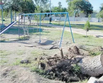  ?? ALBERTO HIERRO ?? Buscan renovar el parque vecinos