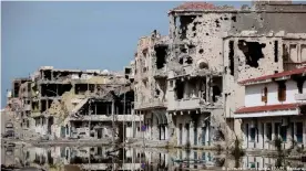  ??  ?? Sirte was ravaged by fighting