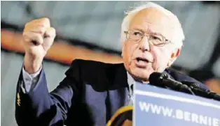  ?? AFP ?? Bernie Sanders bewarb sich bereits 2016 für die US-Präsidents­chaftskand­idatur.