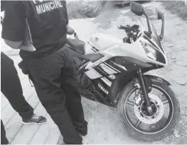  ?? FRANCISCO VILLEDA ?? Reportan una motociclet­a robada.